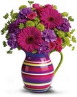 Rainbow Pitcher Bouquet